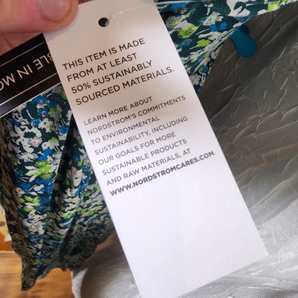 Womens Large Deep V Neck Long Sleeve Print Knit Dress - Picture 10 of 12